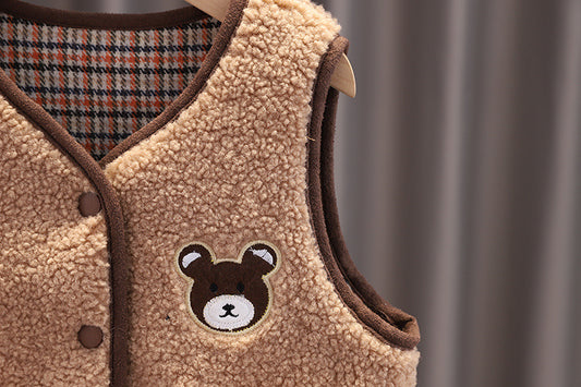 Vêtements pour enfants en velours Foreign Baby Plus