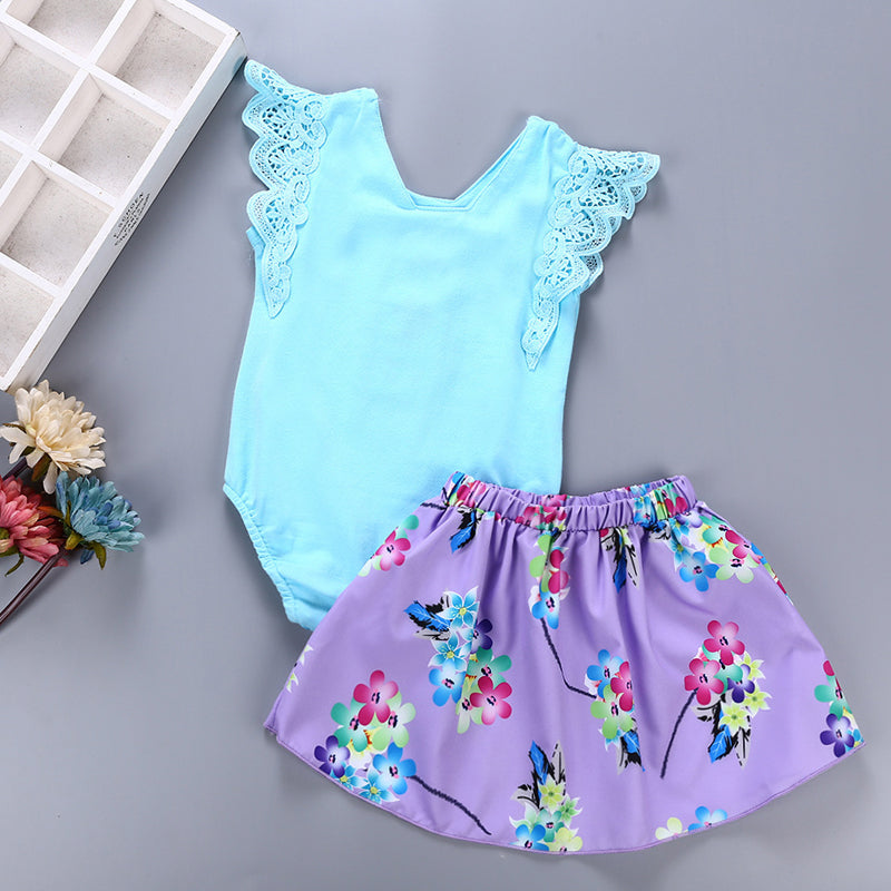 Cute Romper Two-Piece Suit Baby Clothes