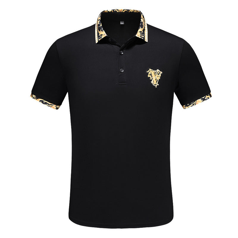Embroidery Short-sleeved Polo Shirts