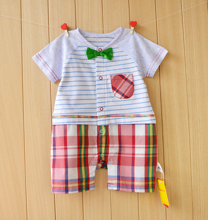 Male Baby Summer One-piece Clothes