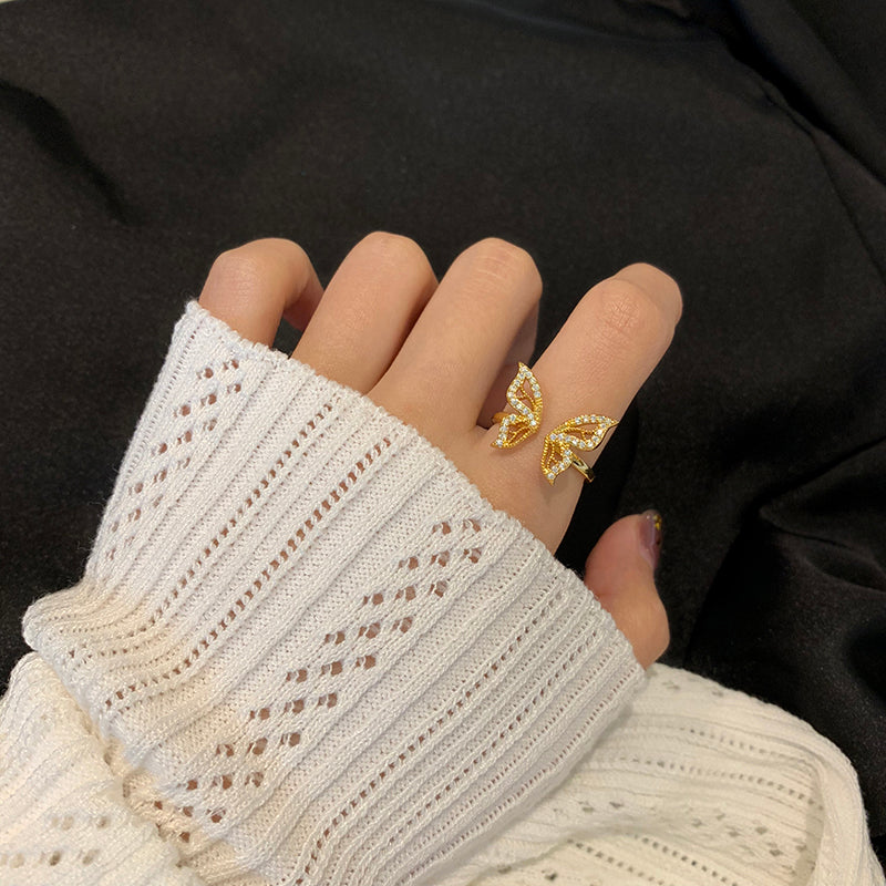 Schicker Kalter Wind-Fingerring