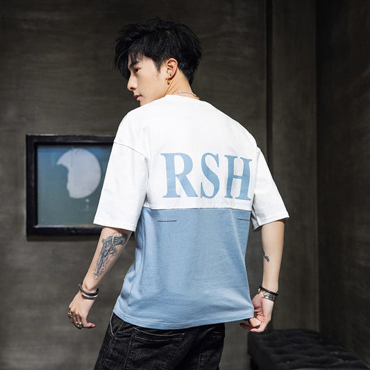 Loose Casual Half Sleeve Men T-shirts