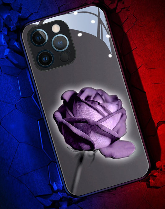 Coque de téléphone à imprimé fleur de rose