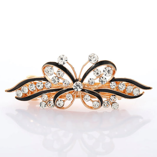 Épingles à cheveux pour femmes avec nœud en alliage de style coréen