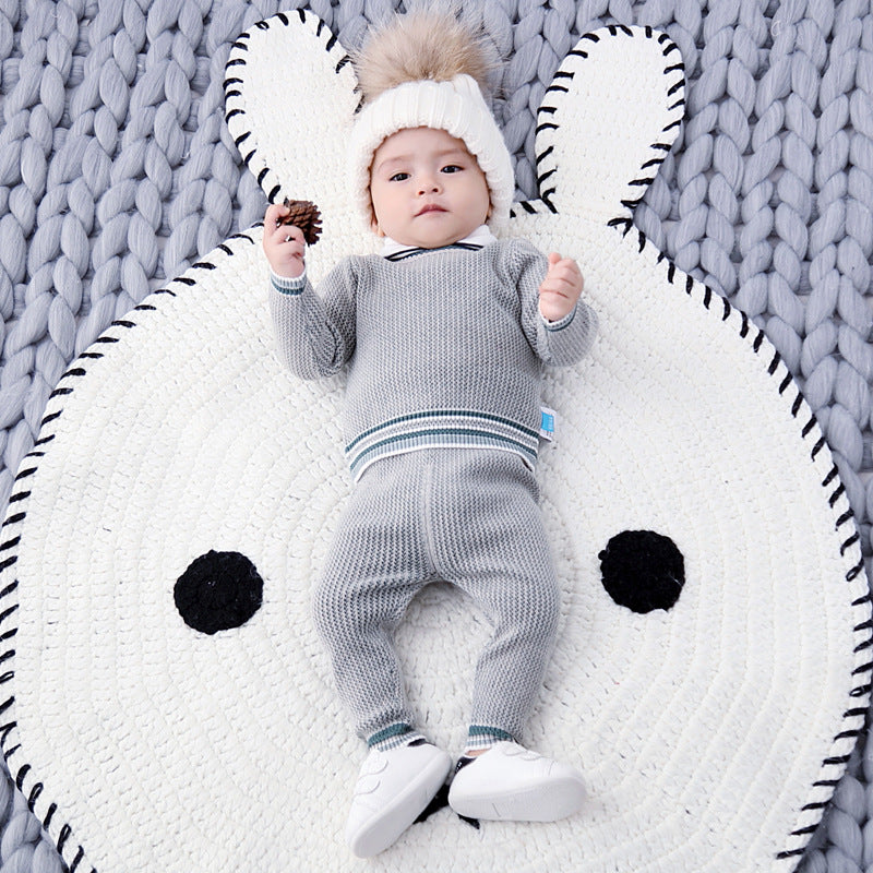 Newborn Knitted Sweater Suit