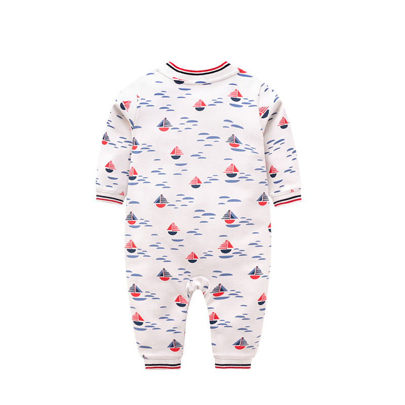 Winterwarme einteilige Babykleidung