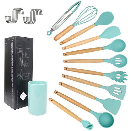 Silicone Cooking Spoon & Shovel Set