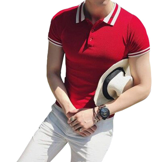 Thin Polo Shirt, Short Sleeve Thin Polo Shirt