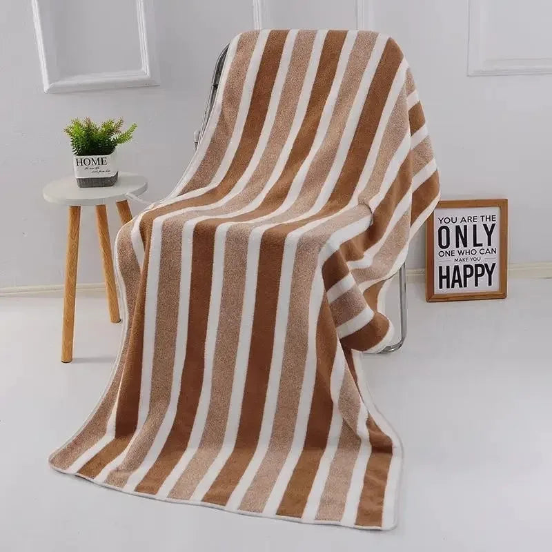 Absorbent Striped Woven Beach Towel