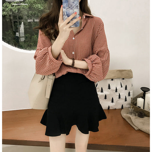 Women Loose Large Sleeve Blouses