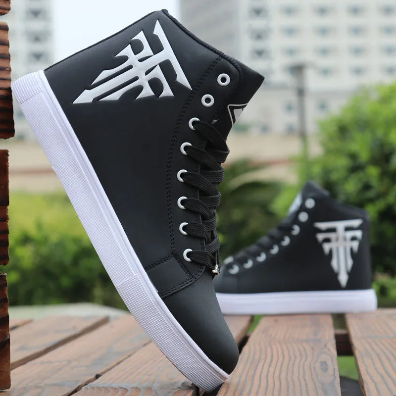 Men's Spring Autumn Vulcanize Comfortable High Top Sneakers