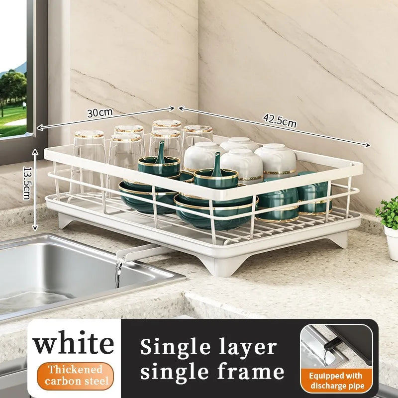 Kitchen Dish Drainer Rack