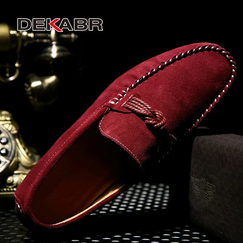 Men's Handmade Suede Moccasins Shoes