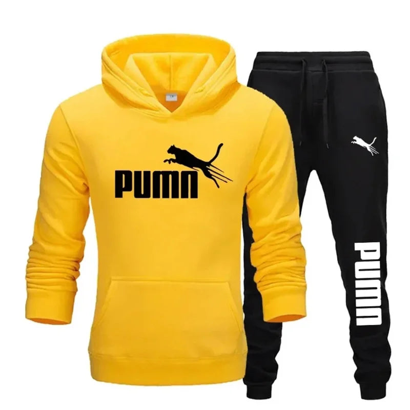 Men's 2-Piece jogging Hoodie Tech Fleece Tracksuit