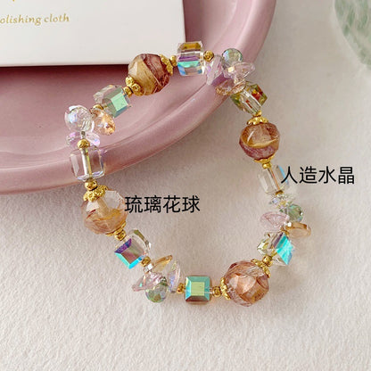 crystal ball bracelet