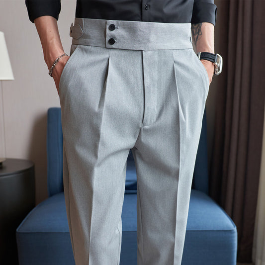Men's Wear High-grade Straight-leg Pant