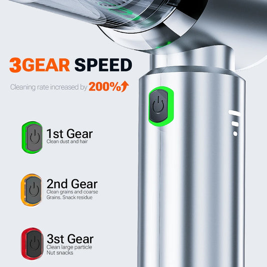 Kabelloser Handstaubsauger fürs Auto