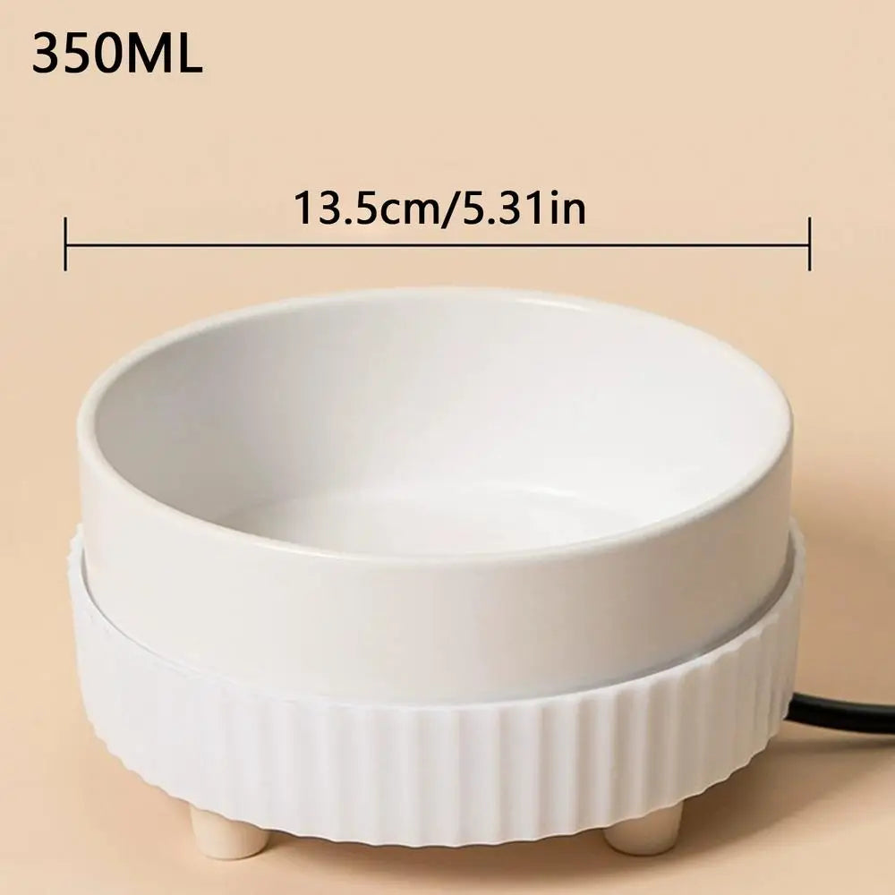 Gamelles chauffantes à eau silencieuses et rechargeables pour animaux de compagnie