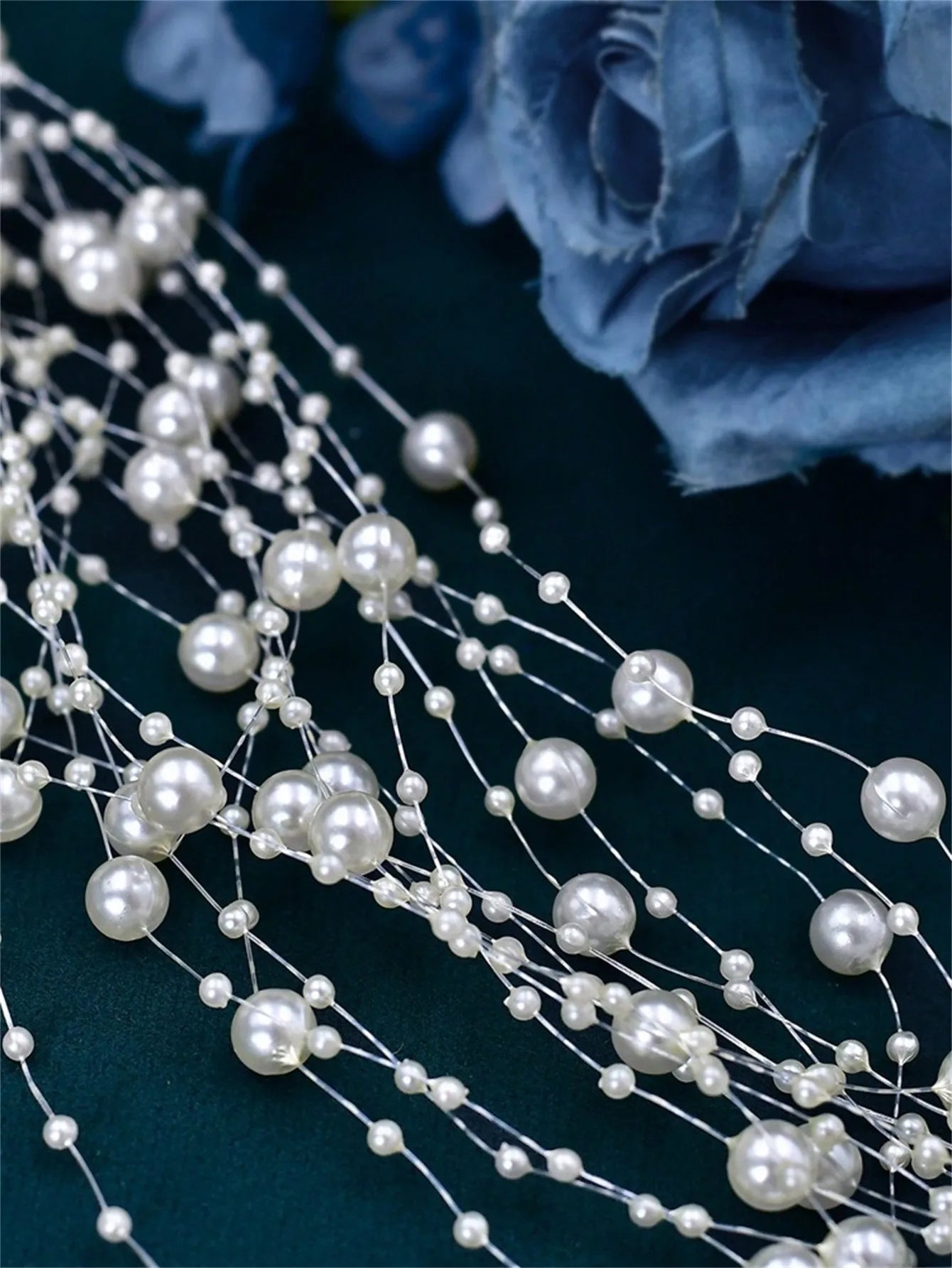 Multicolor Beads Hair Rope