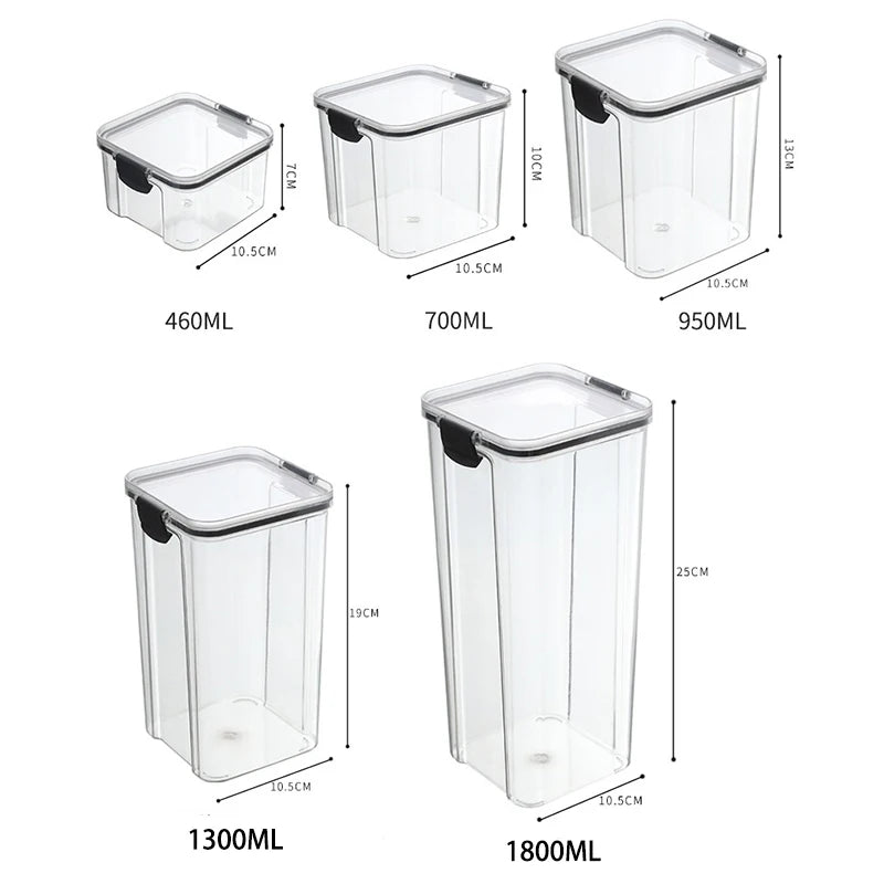 glass storage jars