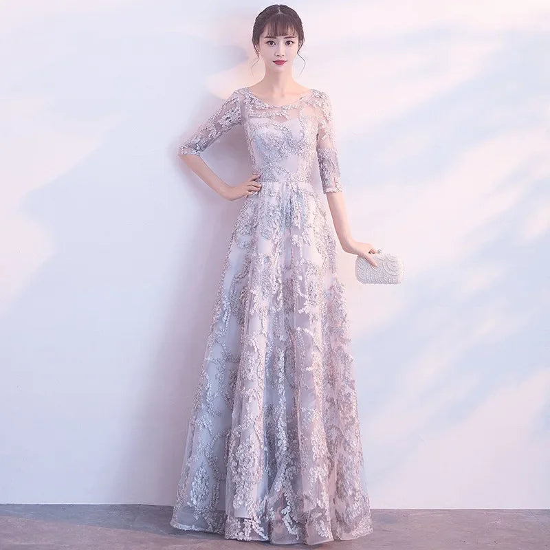 Elegant Long Banquet Dinner Dress
