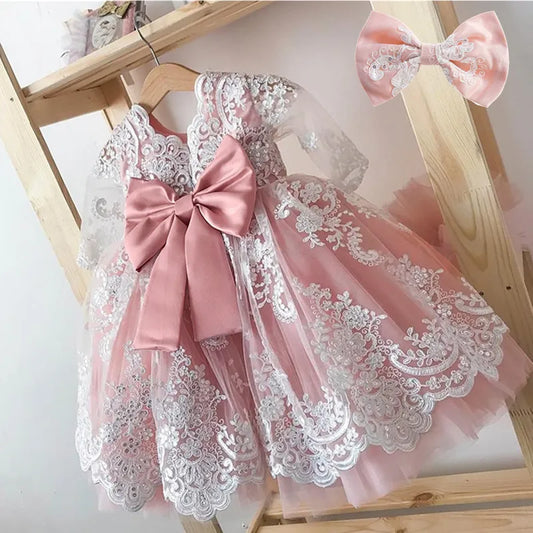 Baby Girl Birthday Dress - Newborn Baby Girl's Dress