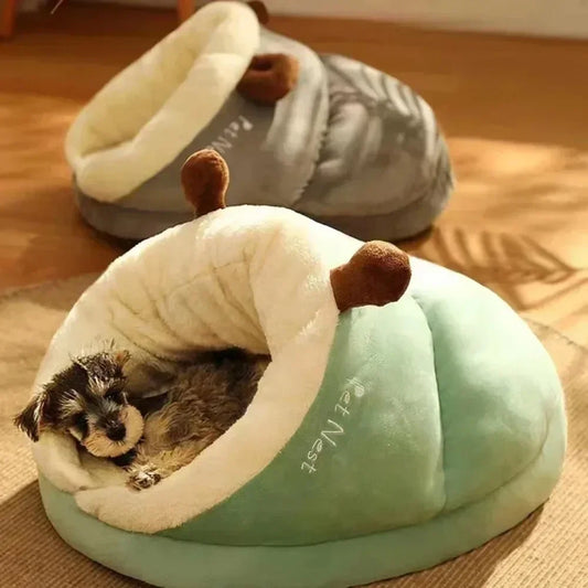 Soft Slipper-Shaped Pet Bed