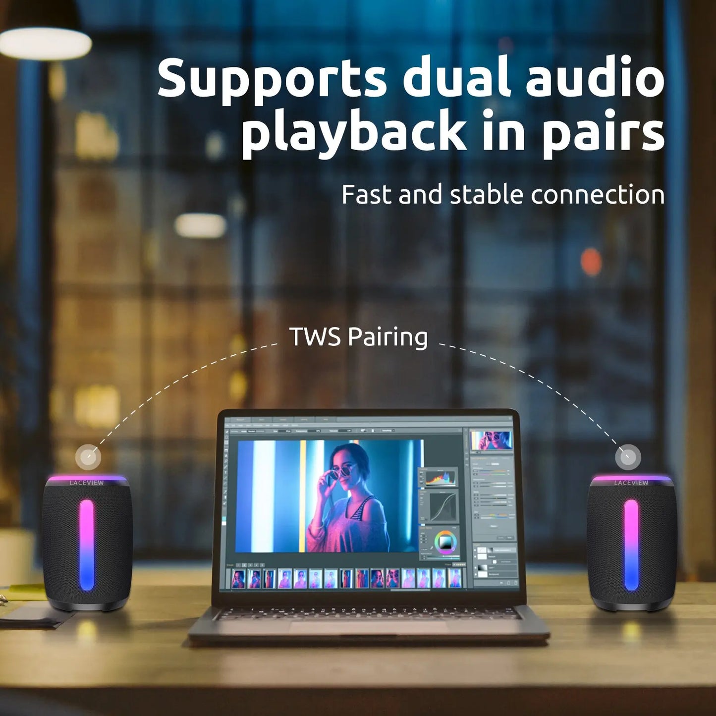 Haut-parleur Bluetooth étanche de lecture IP68 12H