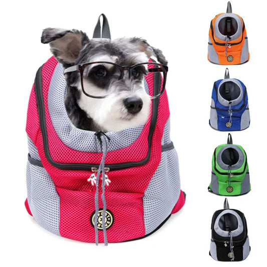 Double Shoulder Outdoor Pet Backpack for Travel