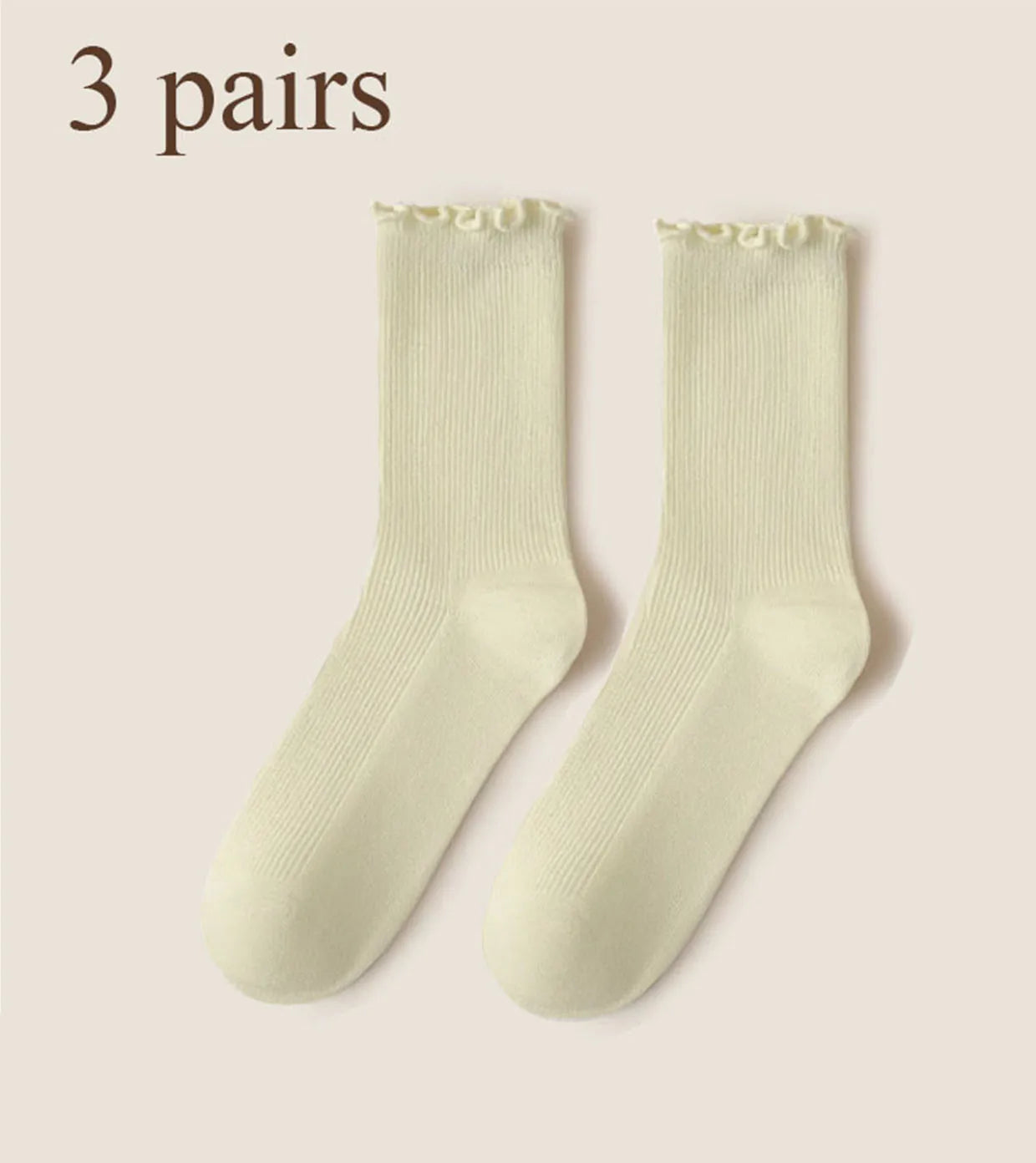 Rüschensocken aus Baumwolle für Mädchen