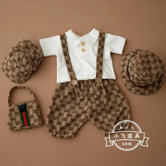 Baby Boys Boutique clothes for newborn shoot