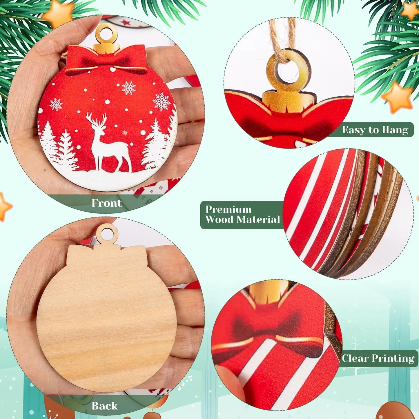 christmas tree ornaments set