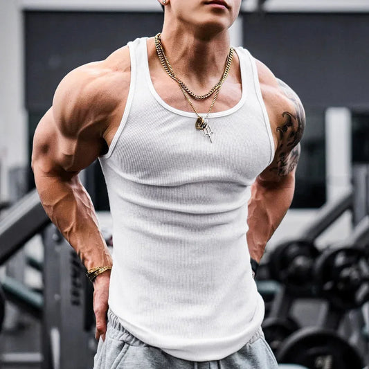 Men's Gym Vest Breathable Fitness Tank Top