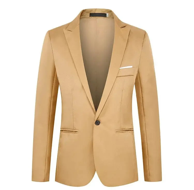 Blazer slim fit business décontracté pour homme
