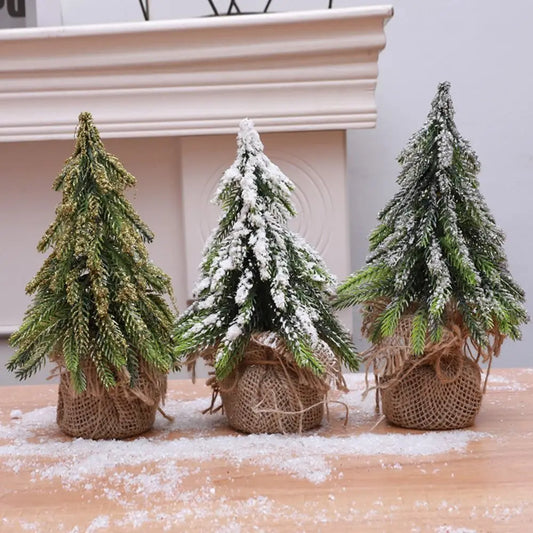 Miniature Snow Pine Christmas Tree