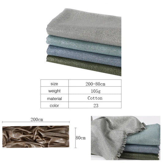 Châle écharpe en viscose à franges scintillantes