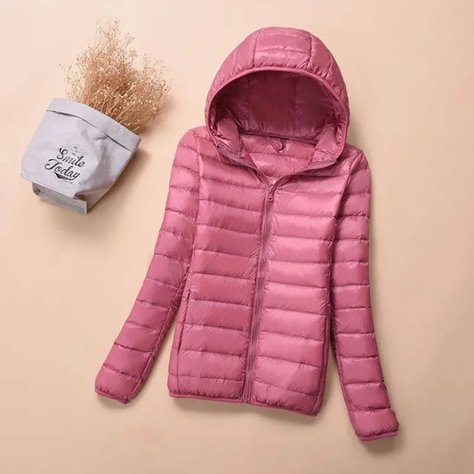 Parka à capuche pour femme automne-hiver