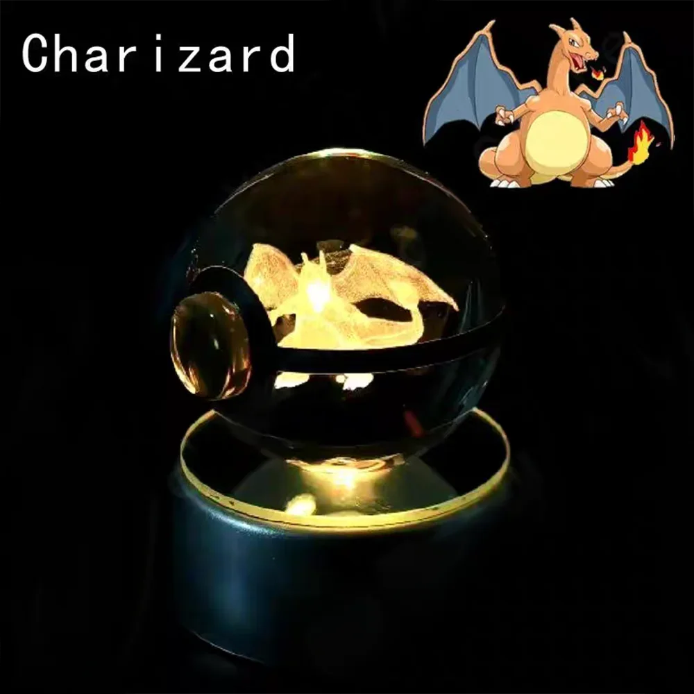 Veilleuse boule de cristal Pokémon 3D