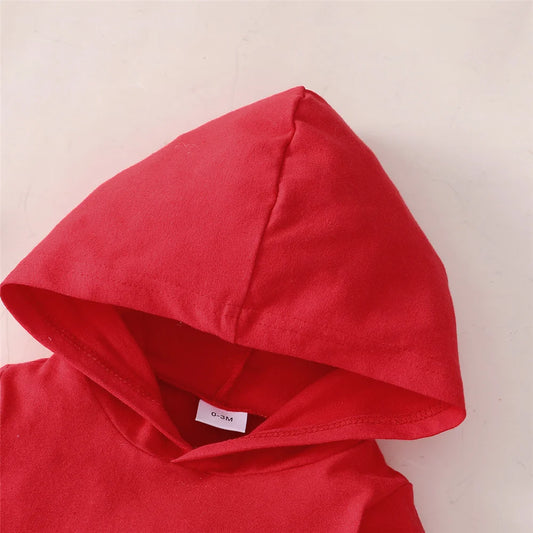 Pantalons à capuche à manches longues - Tenue de printemps pour bébés