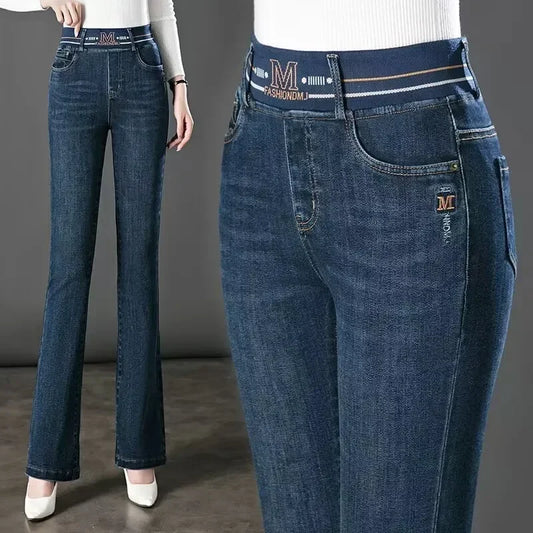 Jeans en denim vintage amples décontractés pour femmes