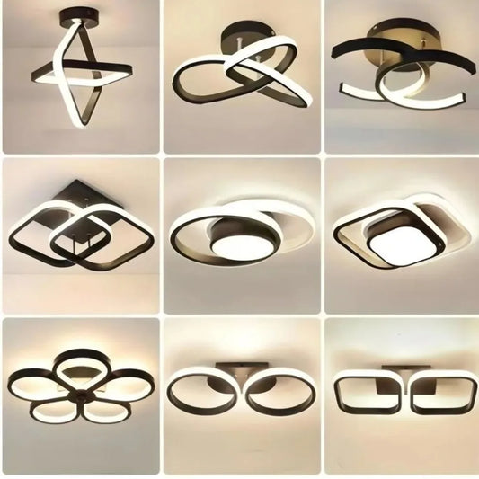 Bande lumineuse LED minimaliste moderne pour salon