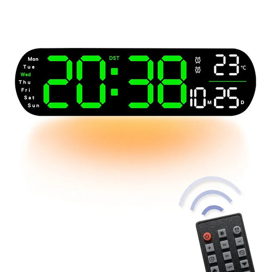 Color-Changing & Remote Control Wall Clock
