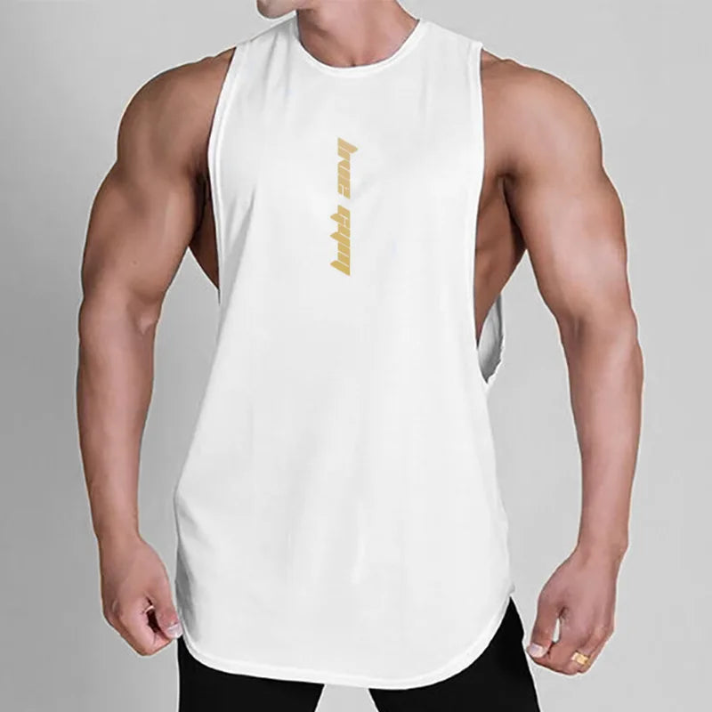 Summer Solid Color Sleeveless Sports Vest