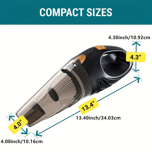 Kit d'aspirateur portatif pour voiture, alimentation 12 V