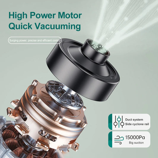 Aspirateur à main sans fil 15 000 Pa