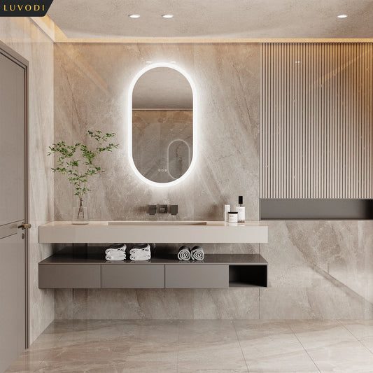 Wasserdichter Badezimmer-Kosmetikspiegel