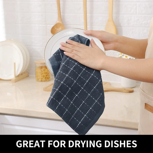 100% Cotton Kitchen Towels Set (4/6pcs)