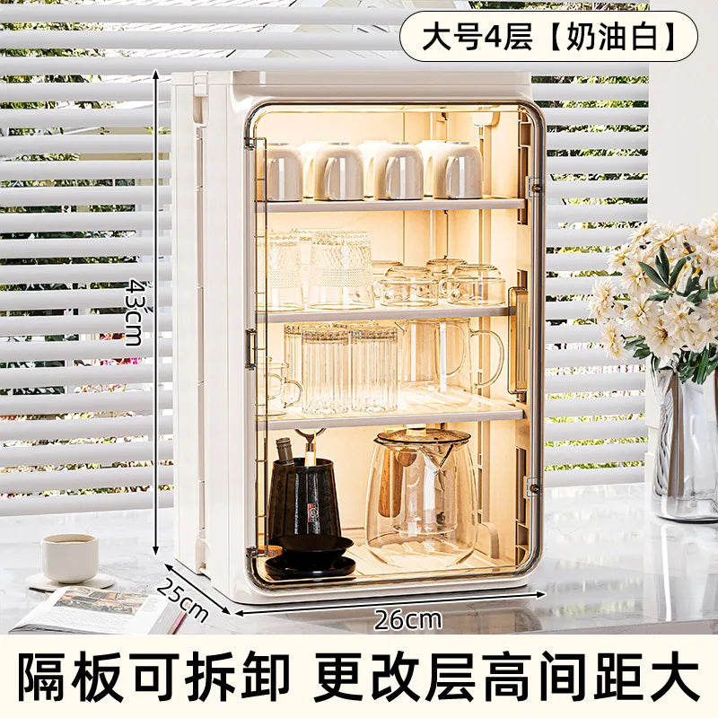 Dust-Proof Desktop Cup Holder & Rack