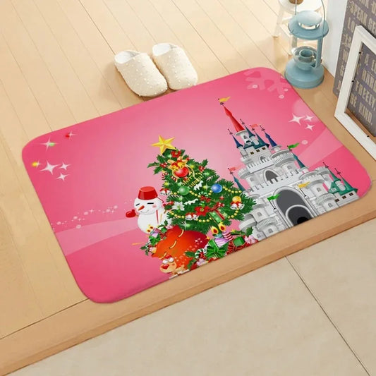 Non-Slip Christmas Entrance Door Mat