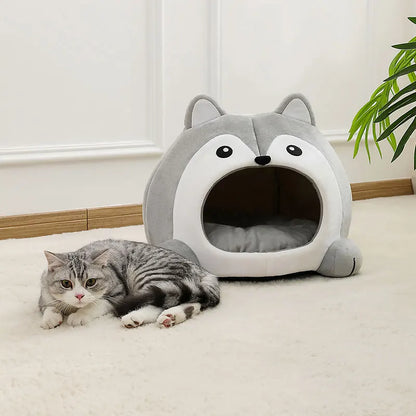 Cozy Cave Tent Bed for Kittens